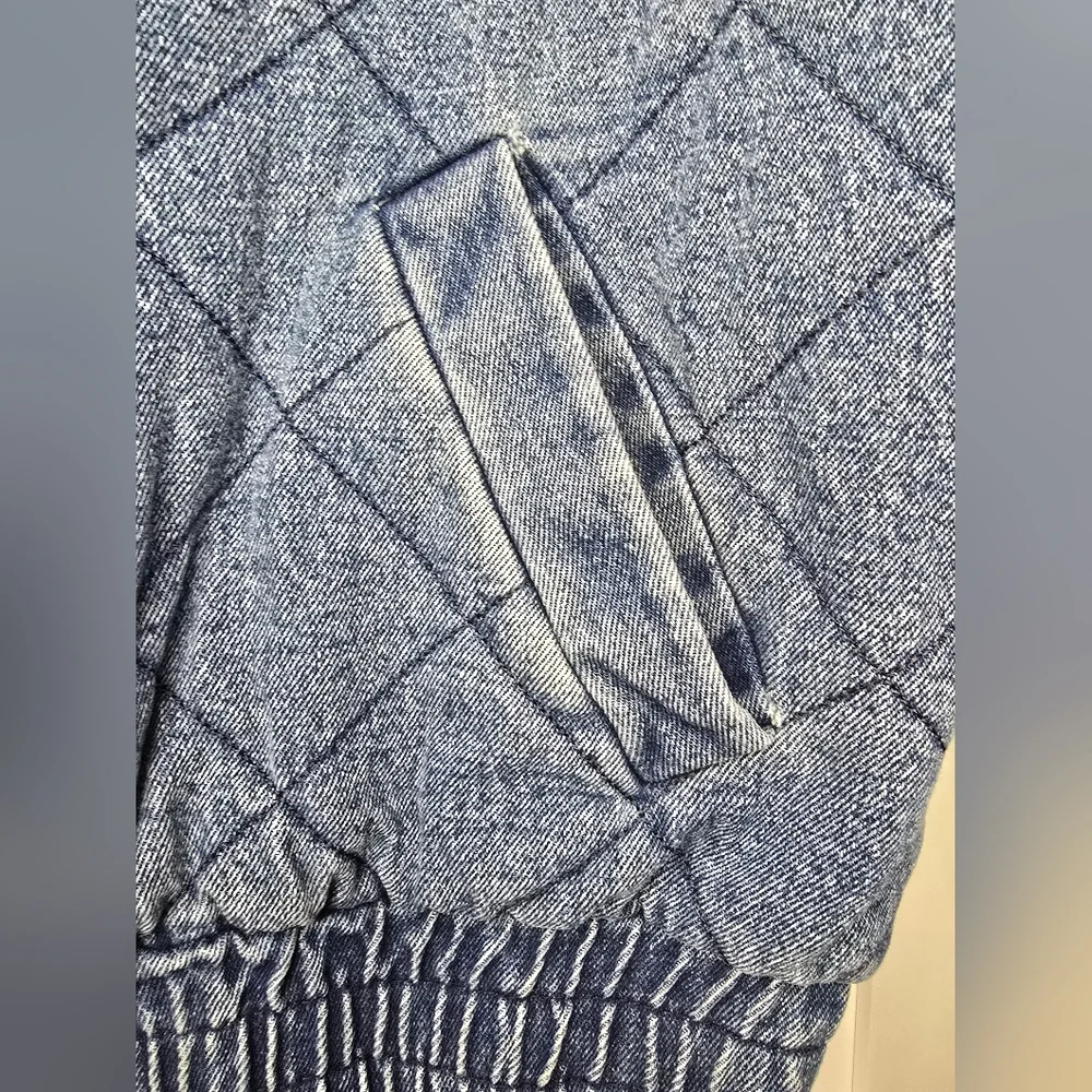 Promesa Quilted Jean Jacket – Size M - Picture 5 of 12